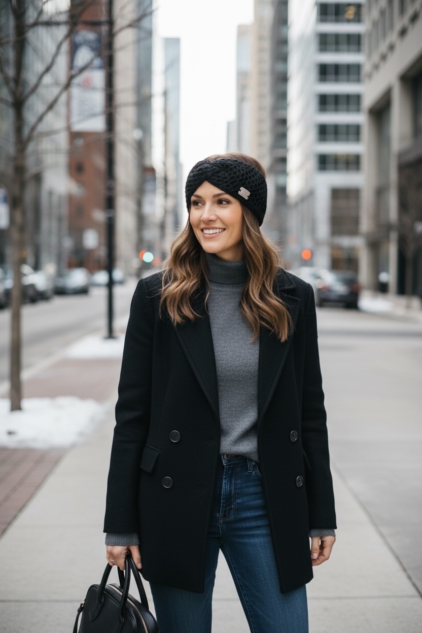 must naiste meriinovillane soe ja paks kootud peapaelmeriinovillase voodriga keeruga kootud peapael meriinocillane sügiseks kevadeks ja talveks, soe käsitööna valminud naiste peapael