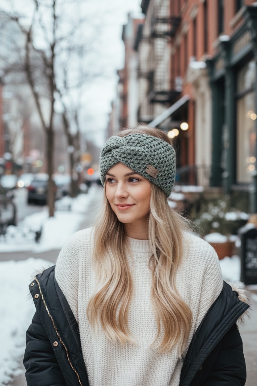 roheline khaki roheline naiste meriinovillane soe ja paks kootud peapaelmeriinovillase voodriga keeruga kootud peapael meriinocillane sügiseks kevadeks ja talveks, soe käsitööna valminud naiste peapael